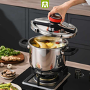 [Compre 1 e Leve 2] Panelas de Pressão TurboChef Aço Inoxidável - Á Prova de Explosões + Brinde: Kit Utensílios
